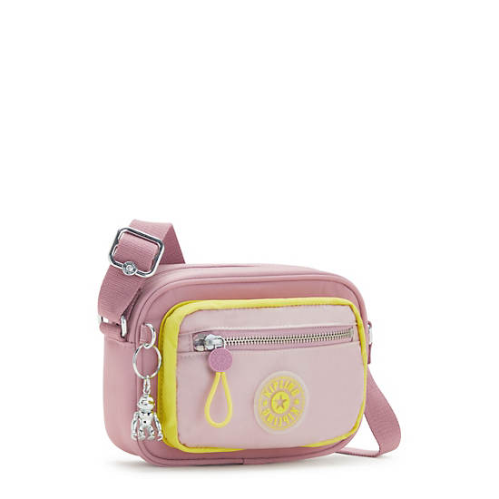 Kipling Enise Çapraz Askılı Çanta Pembe Sarı | TR 2105NW